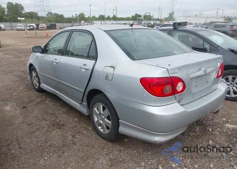 2007 Toyota Corolla S из США, поврежденный, VIN 2T1BR32E67C849199